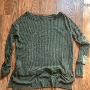 We The Free Green Crew Neck Tunic